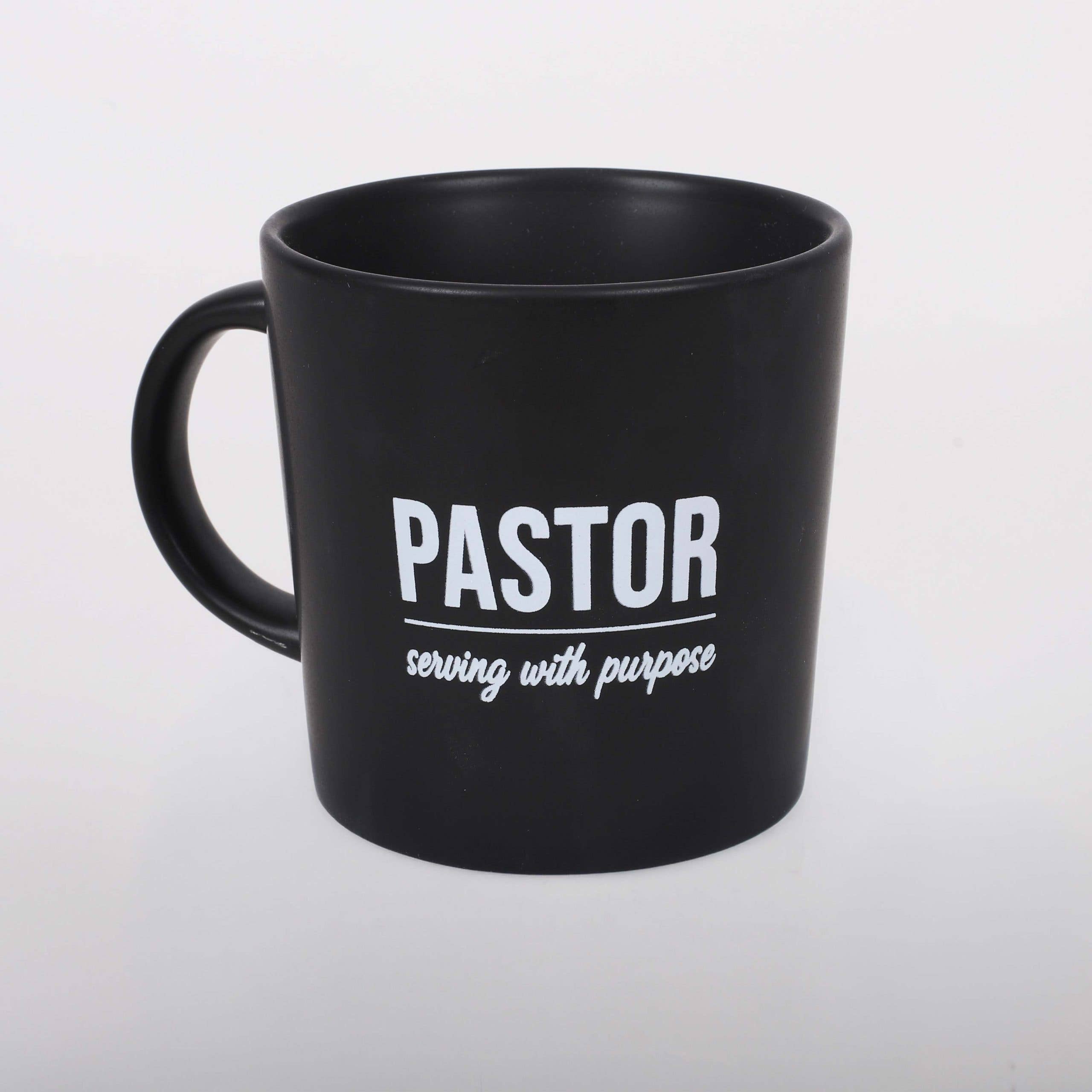 Mug Pastor Serving Black 12 Oz