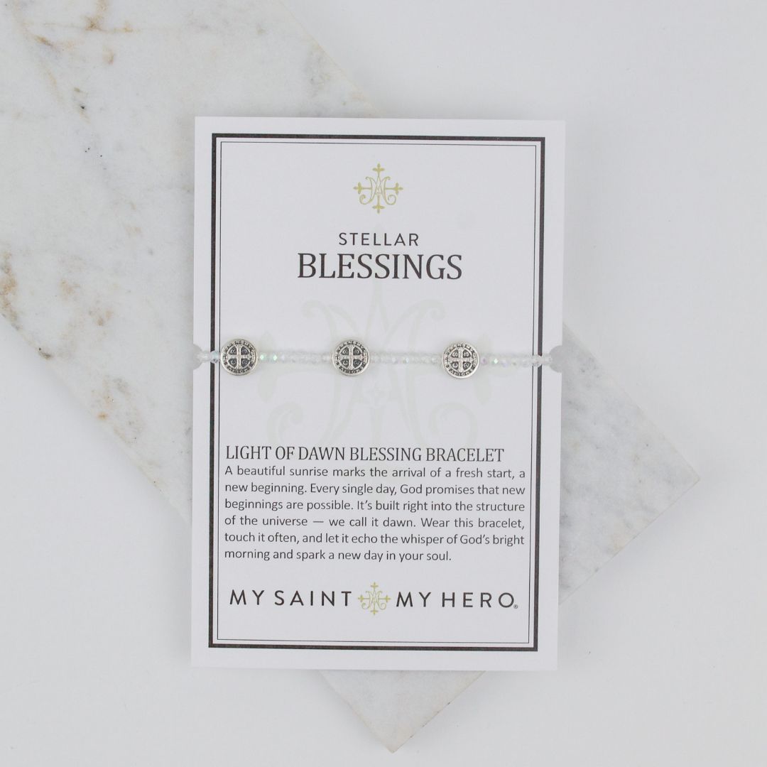 Stellar Blessings Bracelet Silver/White