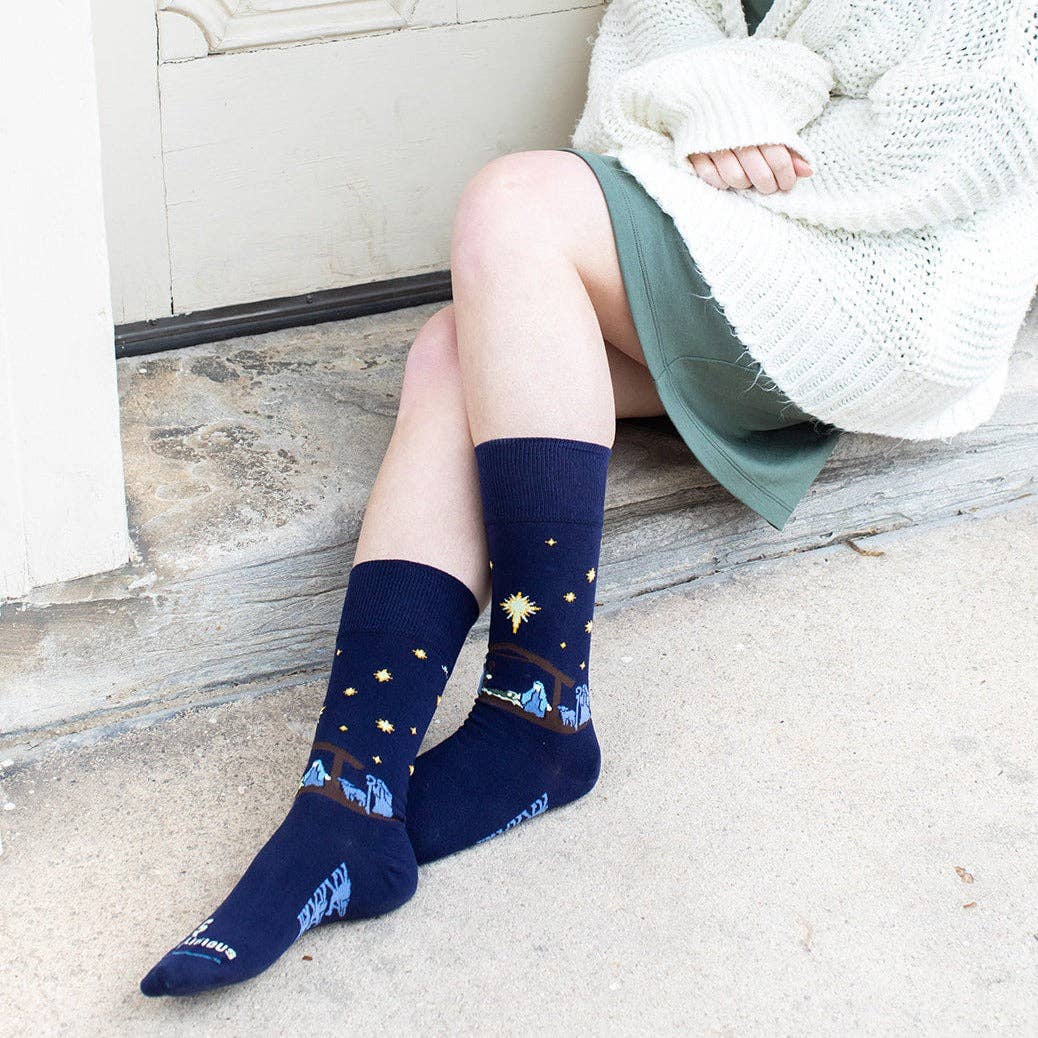 Nativity Adult Socks