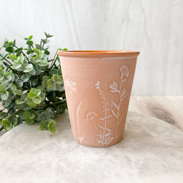 Basil Sweet Orange Garden Pot Candle