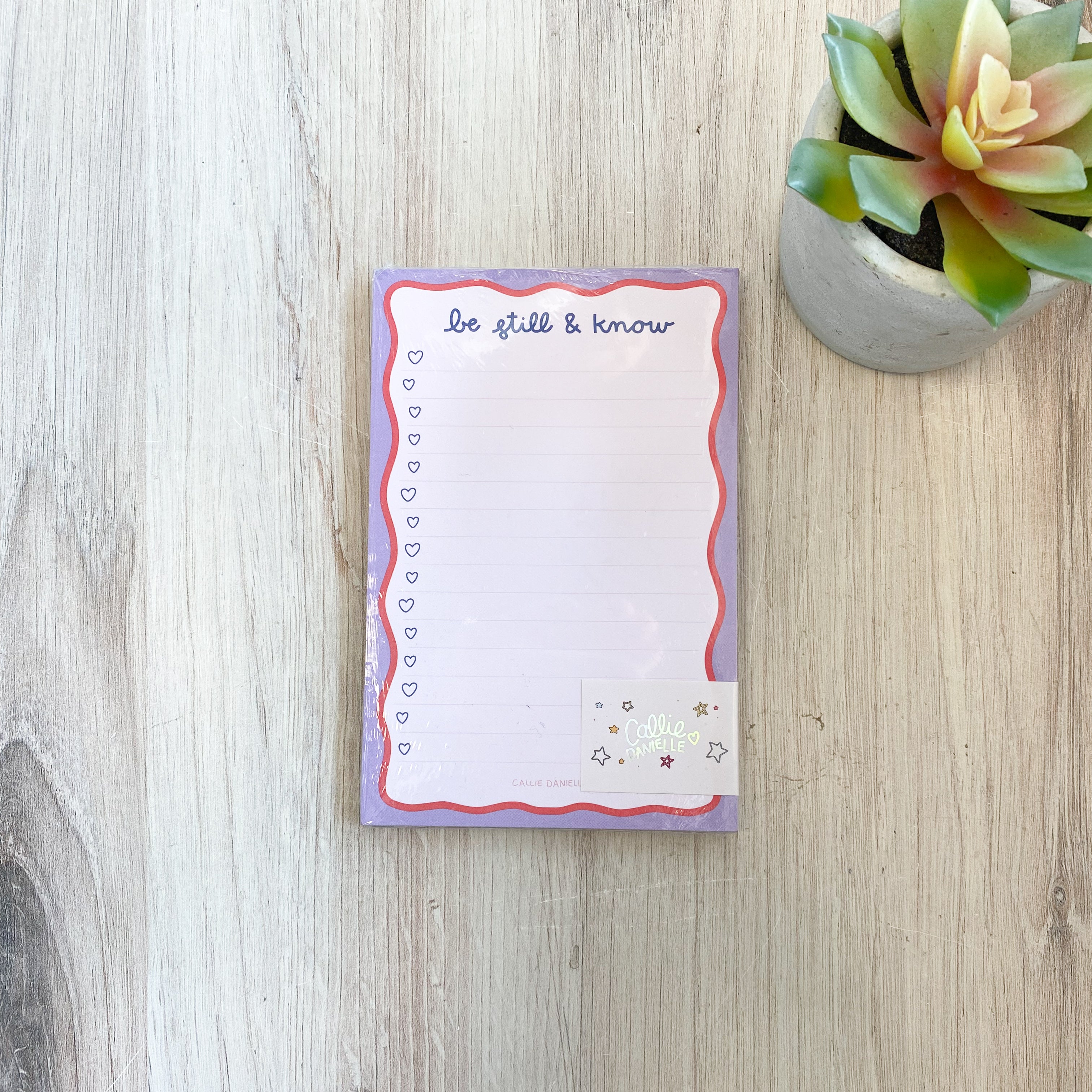 Be Still & Know 4x6 Notepad