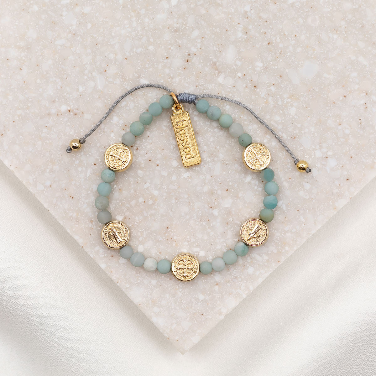 Divine Grace Benedictine Bracelet - Gold