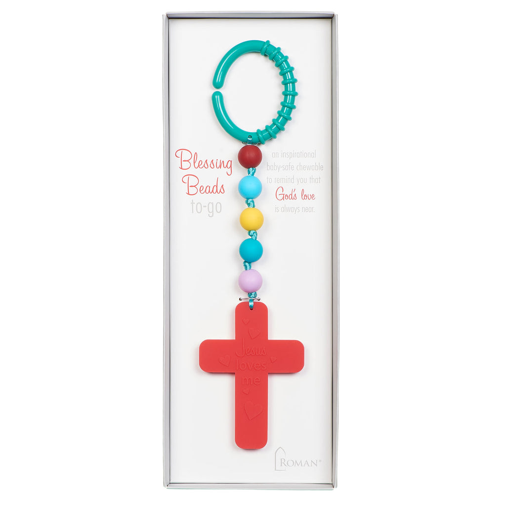 10"L Cross Blessing Beads