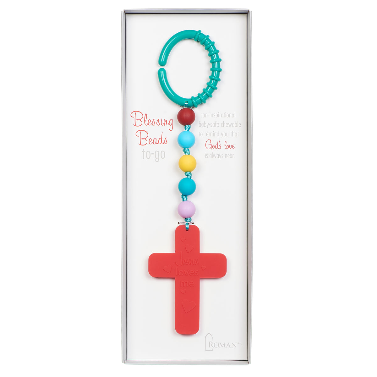 10"L Cross Blessing Beads