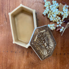 Antiqued Crucifixion Box 3.5x5.25x2"