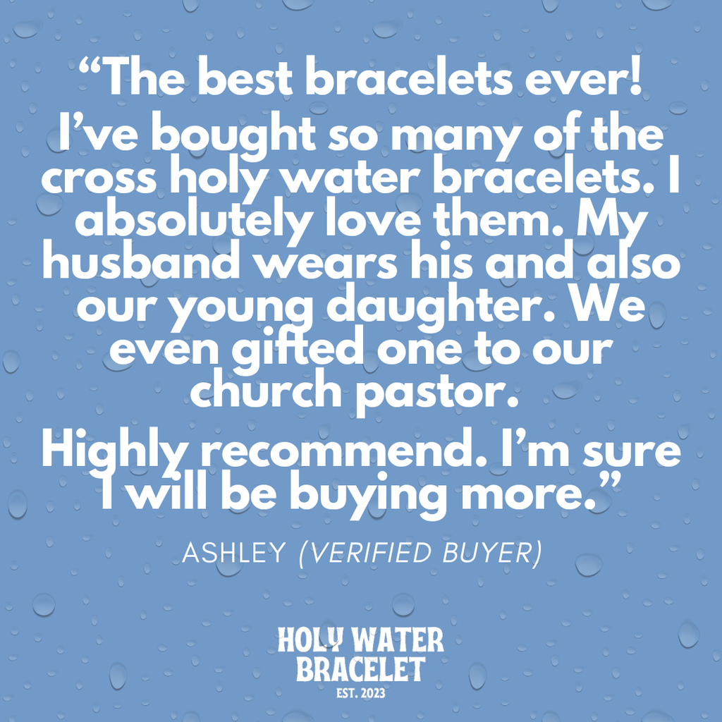 HOLY WATER MIRACULOUS MARY PORCELAIN BRACELET