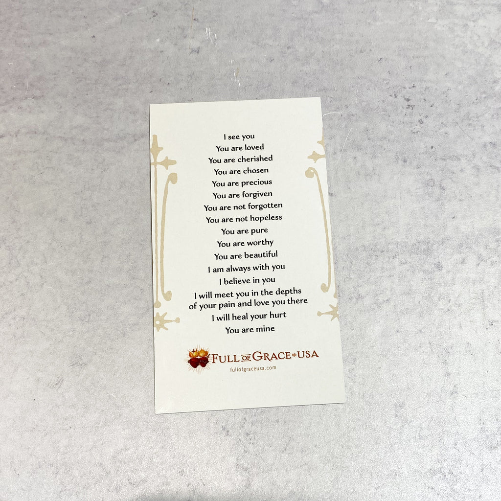 You Are Mine Holy Card NEW
