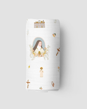 Catholic Muslin Swaddle Baby Blanket
