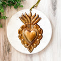 Fancy 9" Sacred Heart Ornament