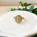 Holy Mary Ring White