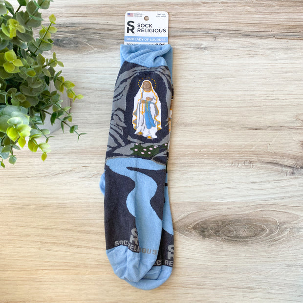 Our Lady of Lourdes Socks