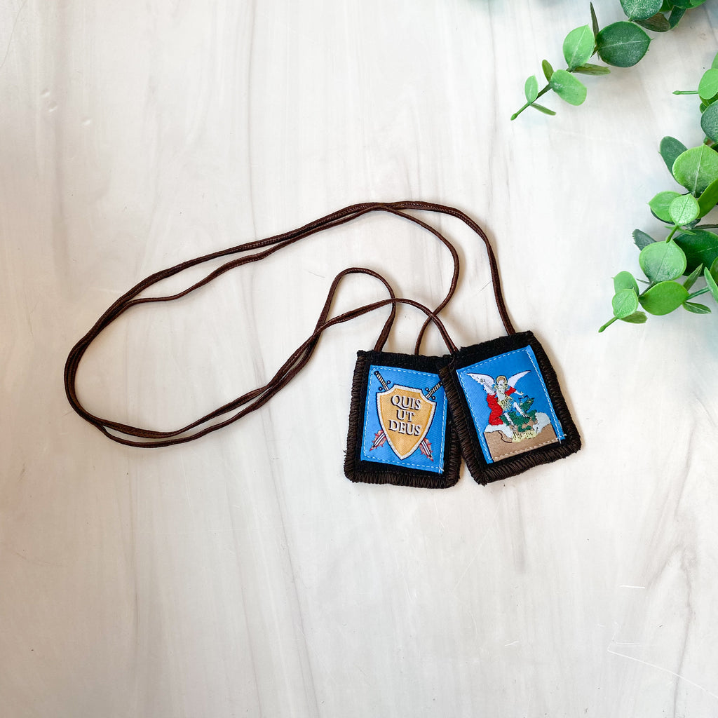 1 3/4"x2 St. Michael Wool Scapular