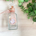 HWB24123 - Holy Water Bottle - Blessed Virgin Mary, Rose  Gold, Small