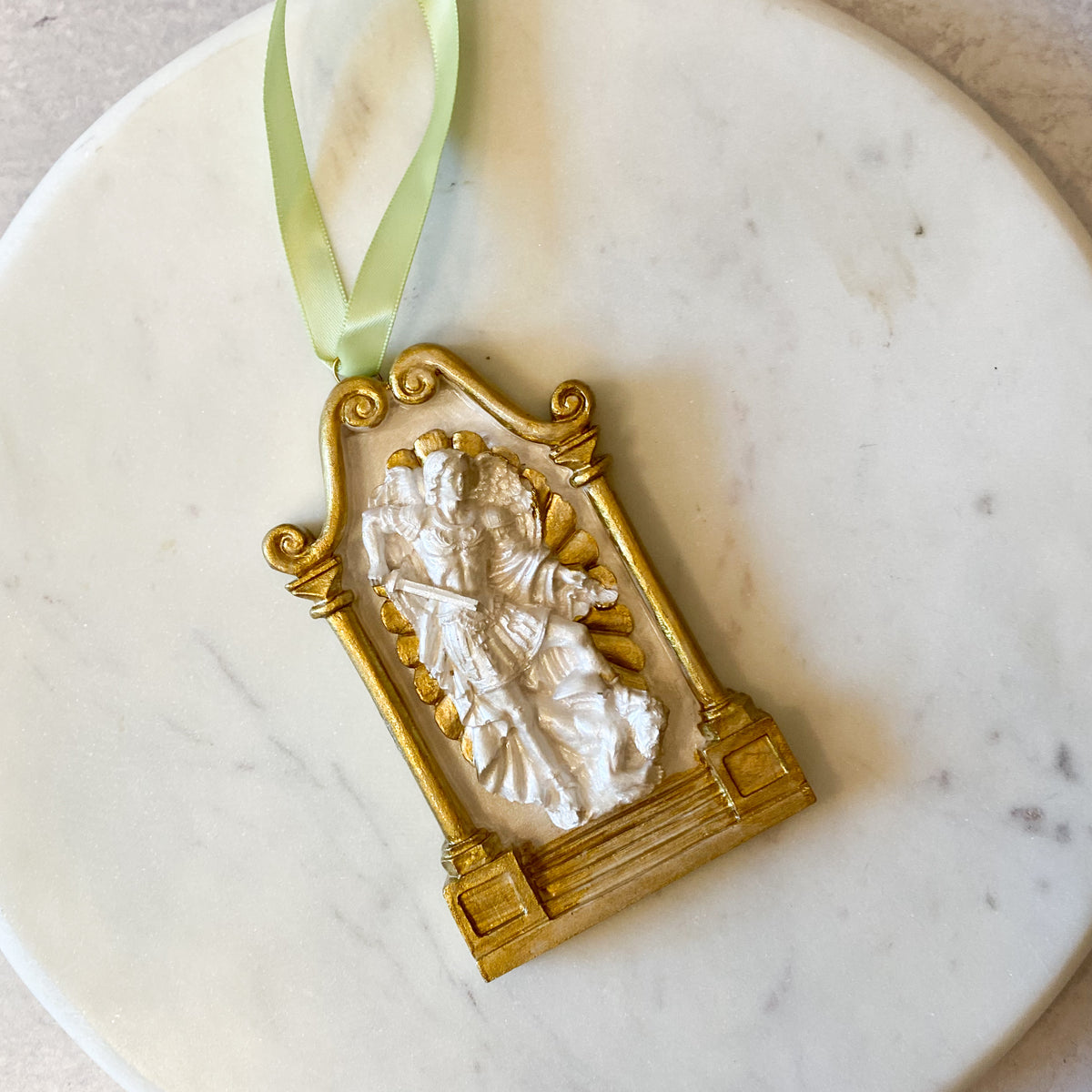 St. Michael Gold Leaf Ornament