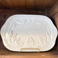 A Child is Born Nativity Platter