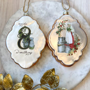 12 Days of Christmas Glass Ornament Assorted in Gift Box
