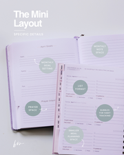 Blessed Is She 2026 Calendar Planner // Mini Layout