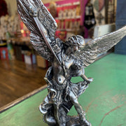 Silver Metal St Michael Statue