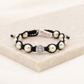 Divine Blessings Bracelet - Silver - Black - White