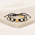 Divine Blessings Bracelet - Gold-Black-White