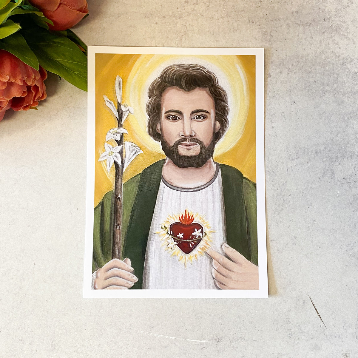 5x7 Assorted Catholic Saints / Religious Images Prints