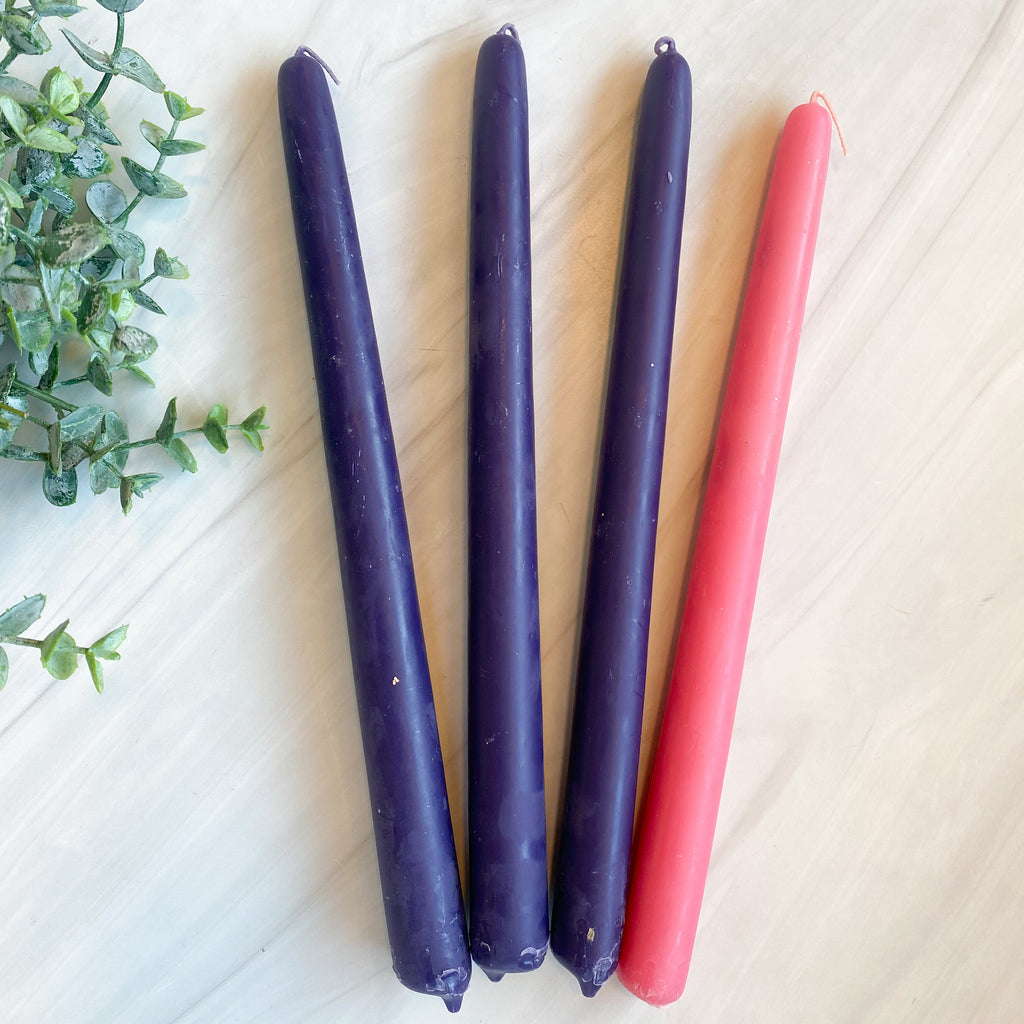 Beeswax Advent Taper Set