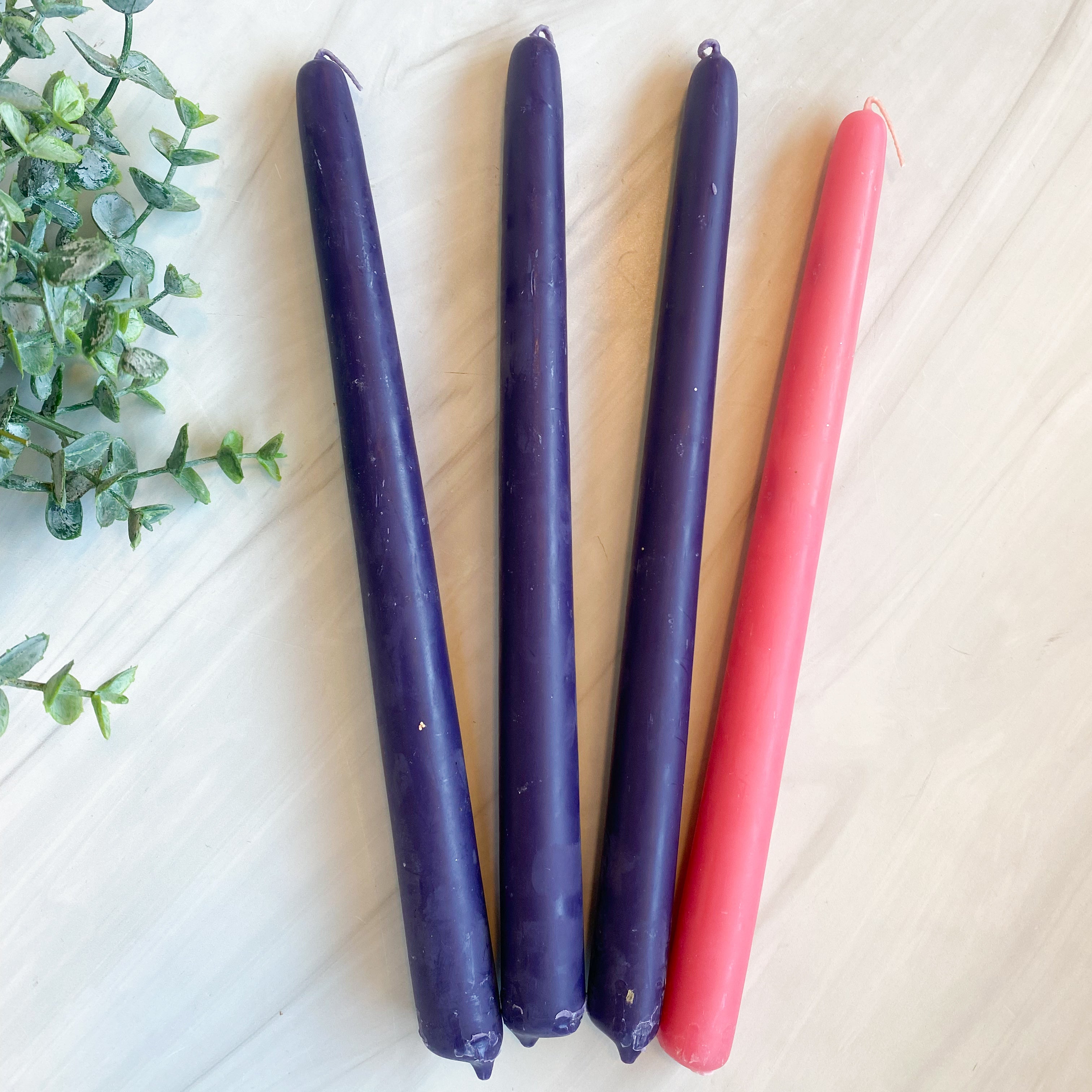 Beeswax Advent Taper Set