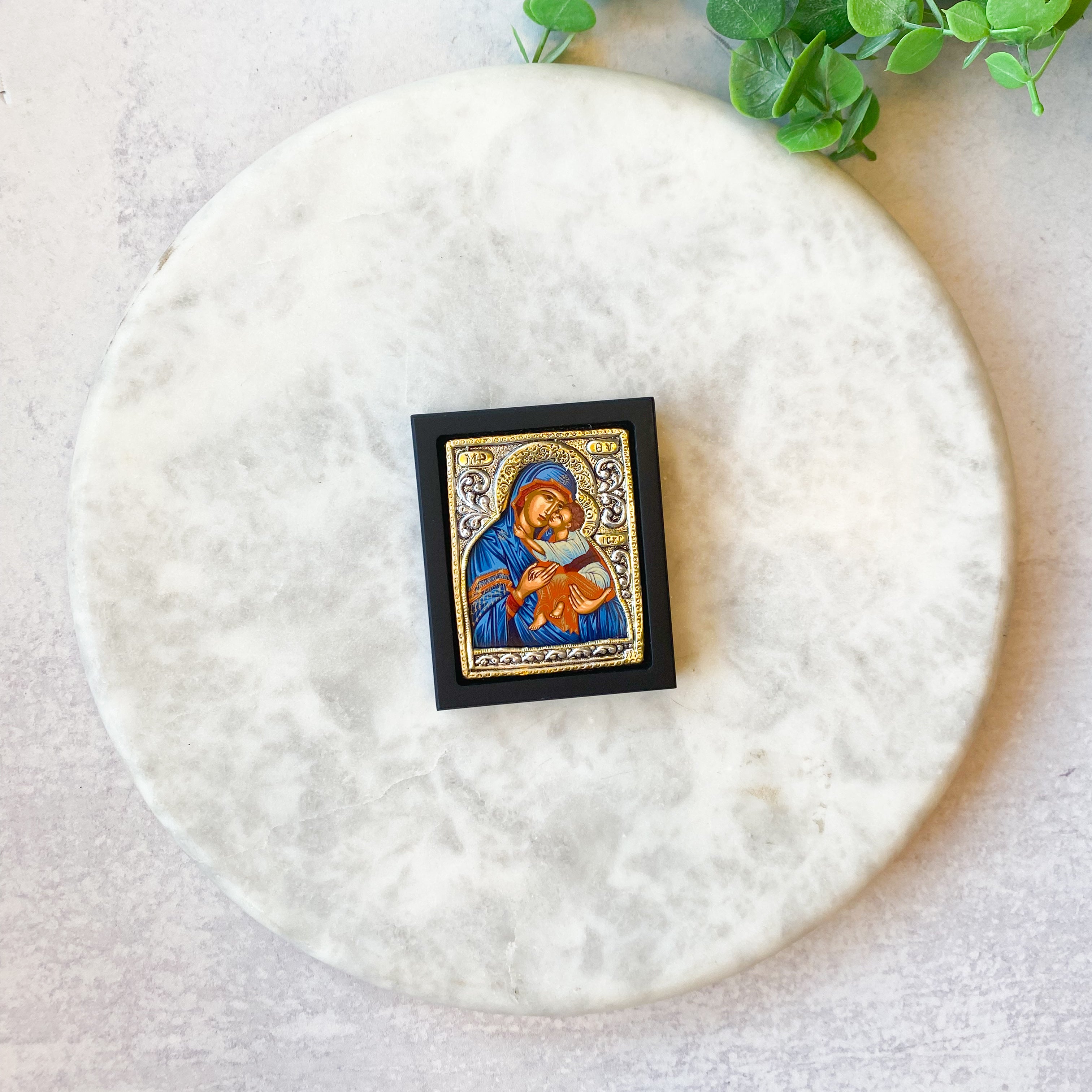 GEM03-HF - Greek Icon SS Plated Home Wall Decor