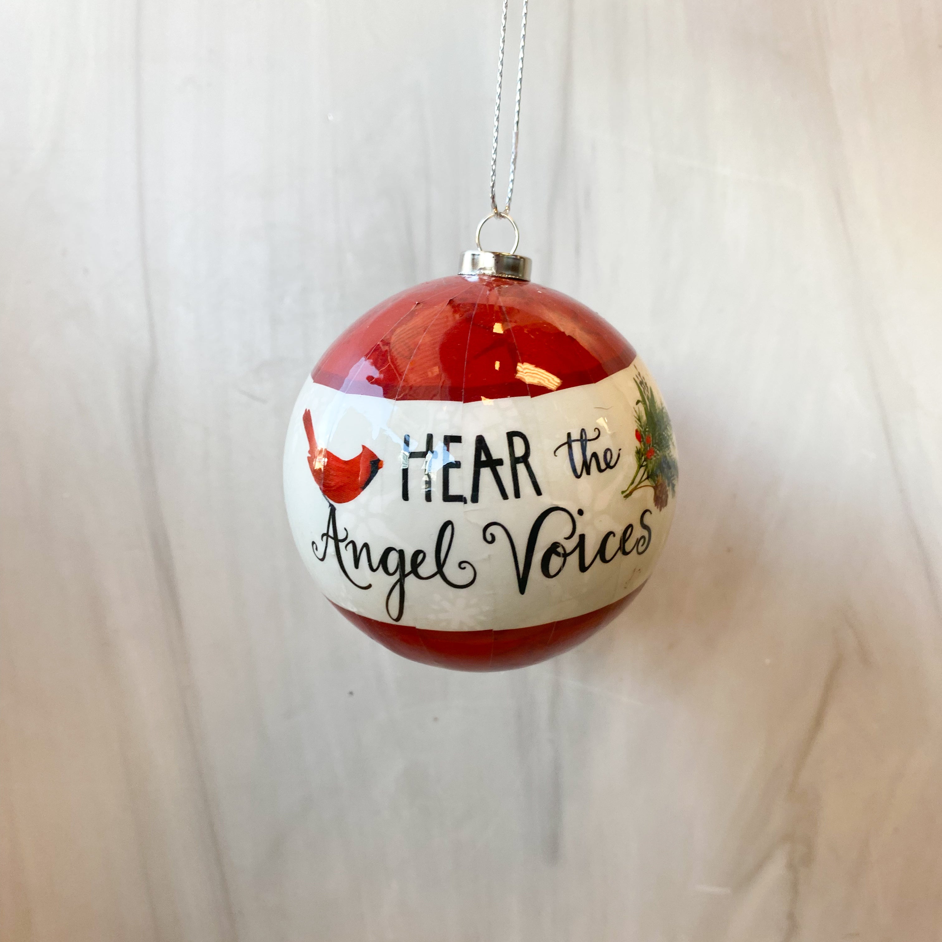 Christmas Cardinal Ornament in Gift Box