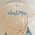 Holy Hearts in Blue Sweet Cream T-Shirt