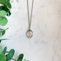 Sterling Silver Miraculous Medal Necklace