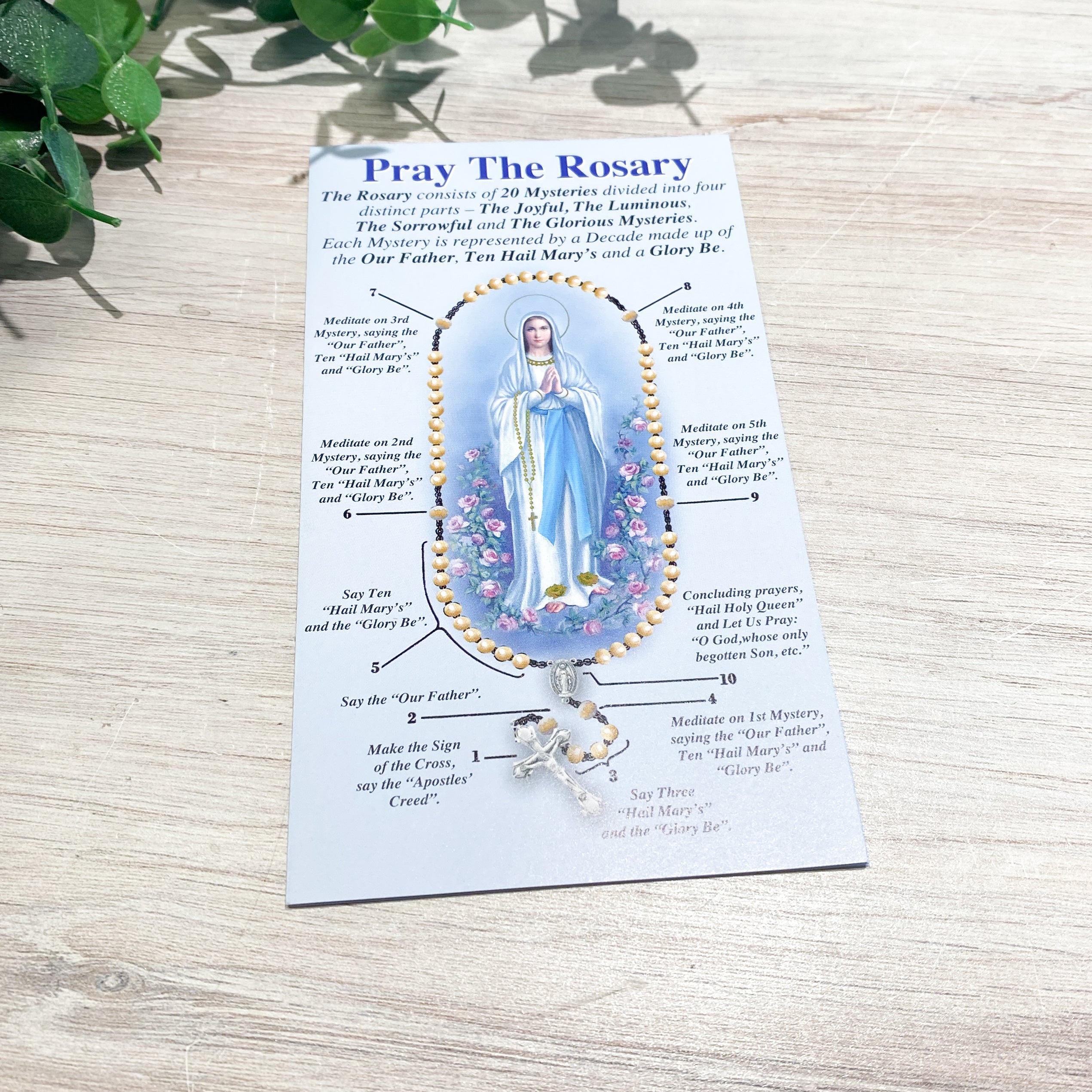 How to Pray the Rosary Pamphlet 150-030