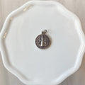 3/4" St. Benedict Jubilee Medal in Antiqued Silver Finish
