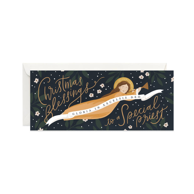 Priest Christmas Card