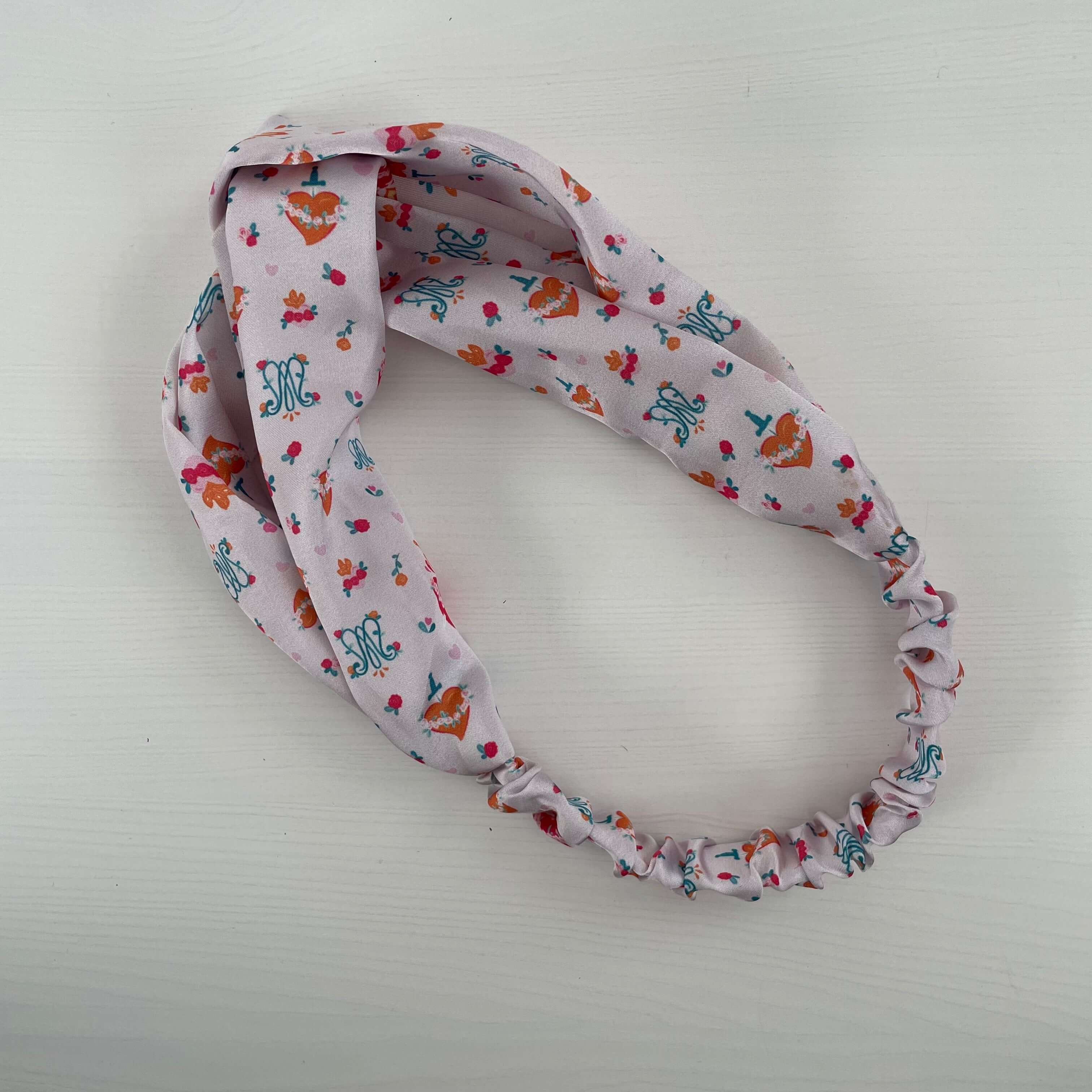 Catholic Satin Headband - Auspice Maria Collection