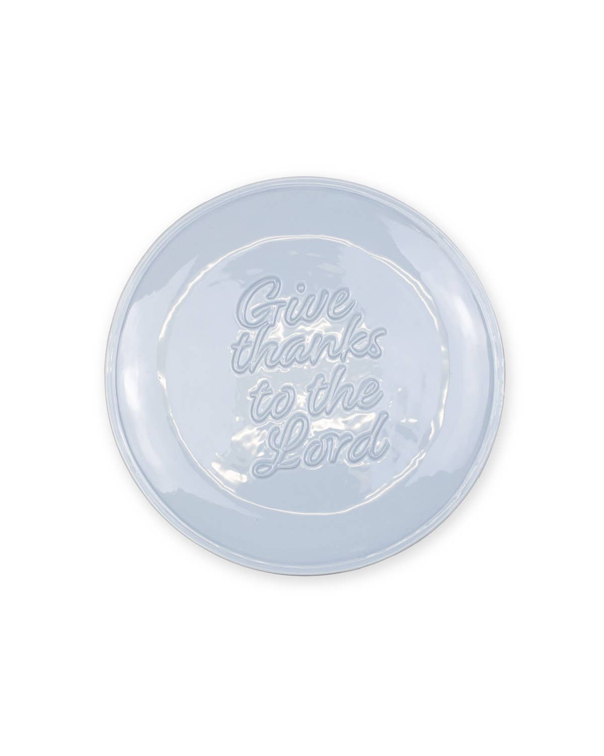 Give Thanks to the Lord Round Platter   Ice   11.5"