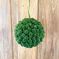 4.75" Green Pompom Ball Ornament