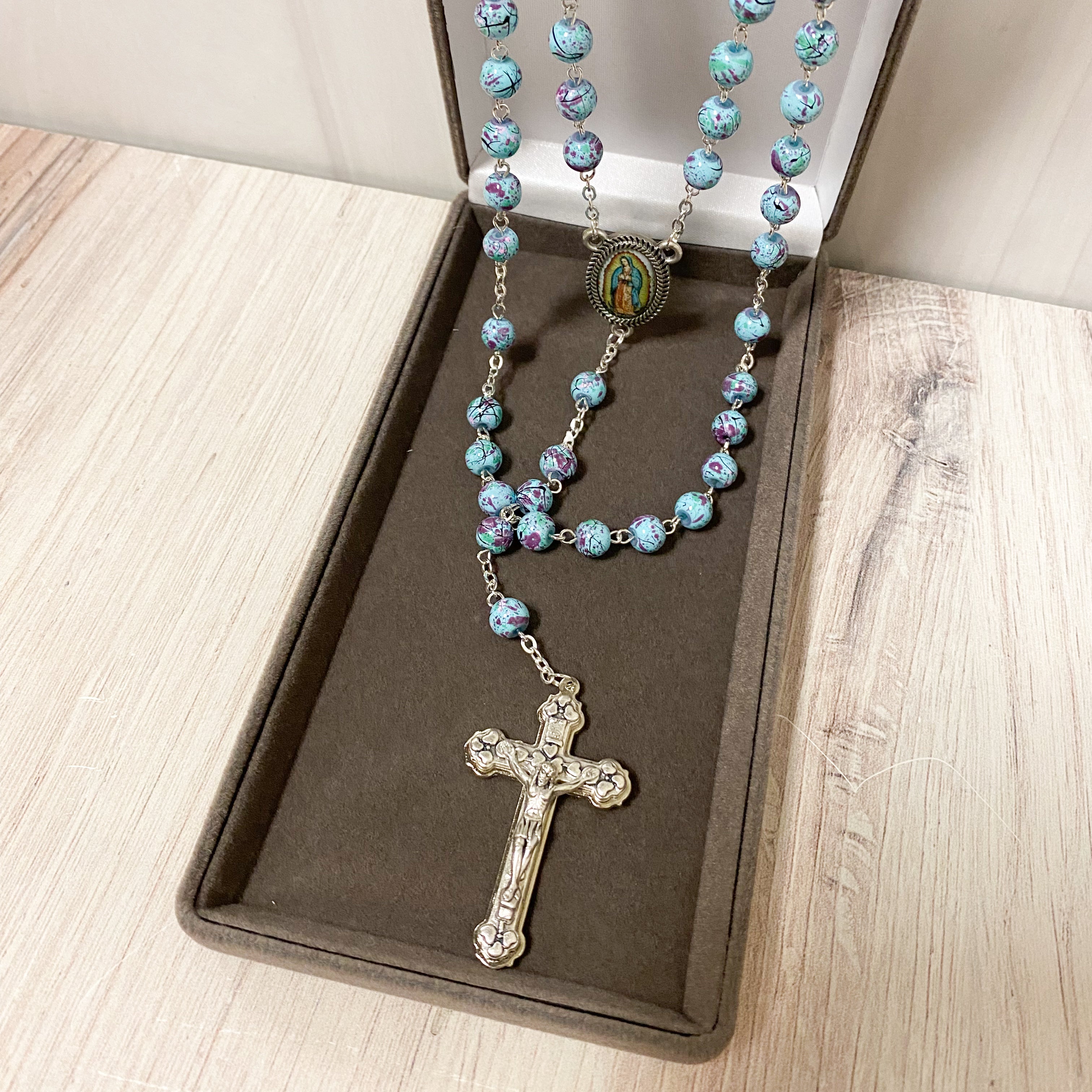 18" L Our Lady of Guadalupe Rosary