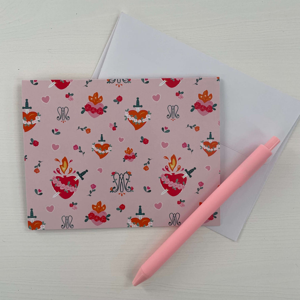 Catholic Note Cards Pack of 10 - Auspice Maria Collection