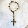 Labradorite & Antique Rep Rosary