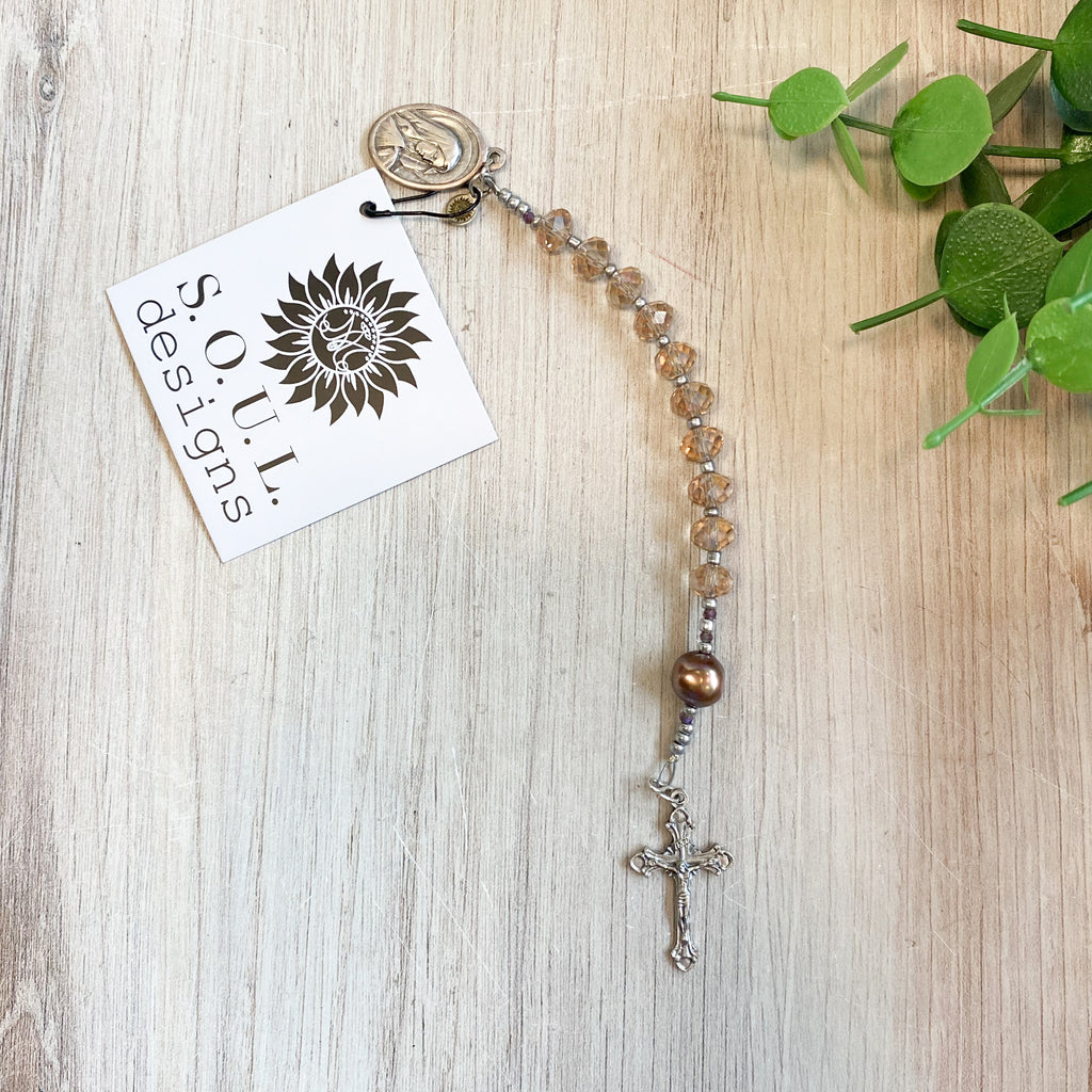 Pocket Rosary - Crystals / Gems / Beads