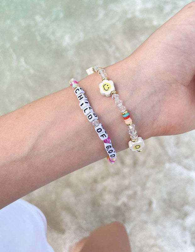 Child of God Letter Bracelet