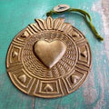 Sacred Heart Tin Ornaments