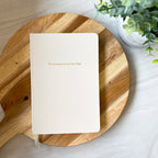 You Were Born for This Embossed Linen Notebook