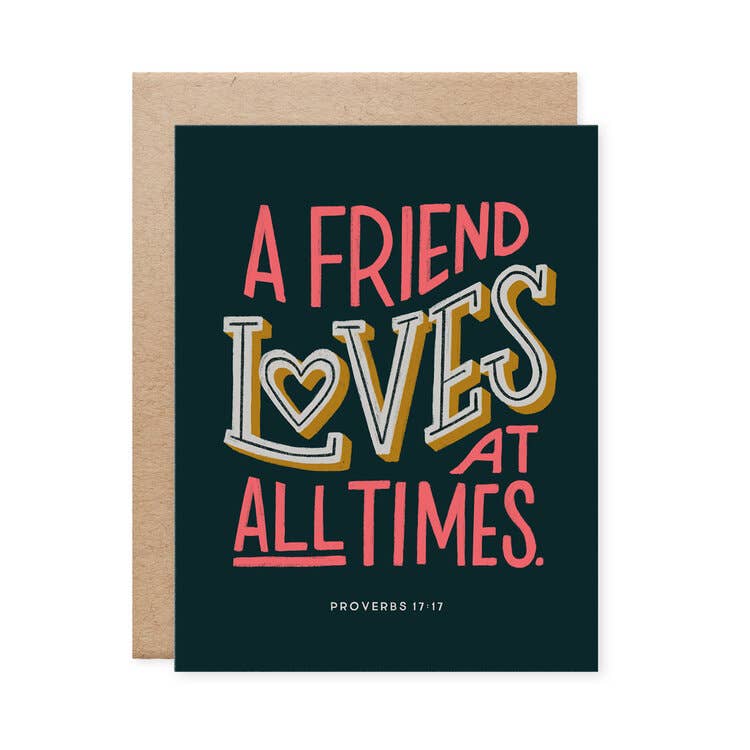 A Friend Loves Card