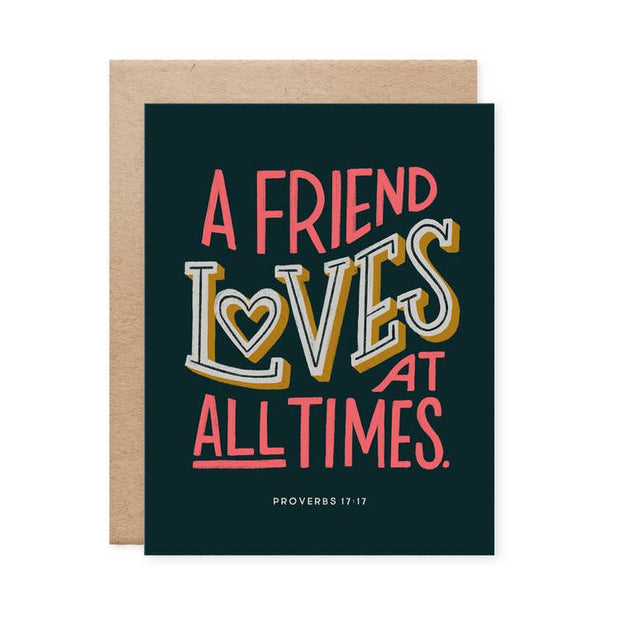 A Friend Loves Card