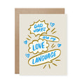 Dad Jokes Are My Love Language Father's Day Card