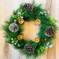 ADVENT WREATH 14in  pine 35890