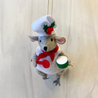 Mouse Chef Ornaments