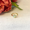 Holy Mary Ring Blue